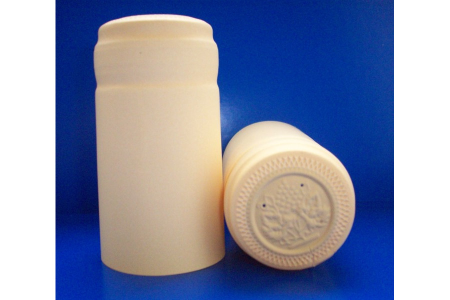Termokapsle 28,5-30,8x55 mm žlutá 1010, žlutý top obrázek