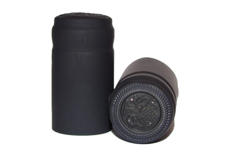 Termokapsle 28,5-30,8x55 mm černá 5007, černý top obrázek