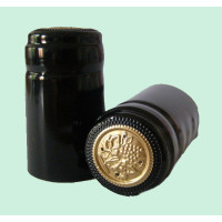 Termokapsle 28,5-30,8x55 mm černá 509, zlatý top