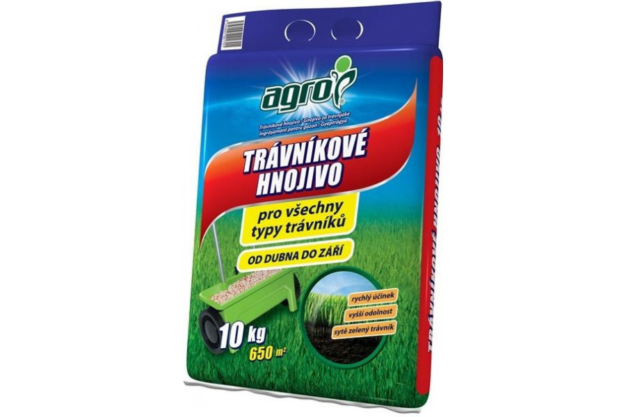 AGRO Trávníkové hnojivo 10 kg pytel s uchem obrázek
