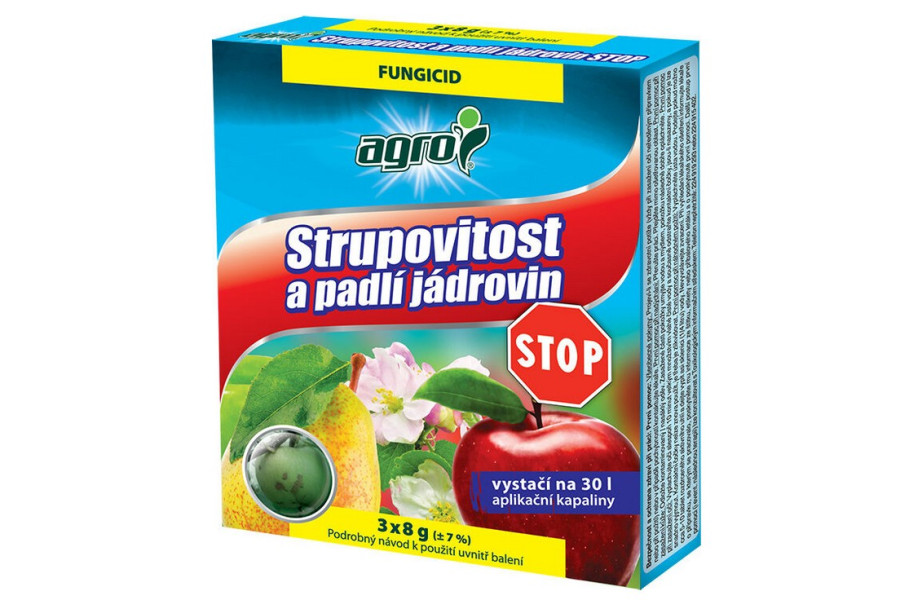 AGRO Strupovitost a padlí jádrovin STOP 3x8 g obrázek