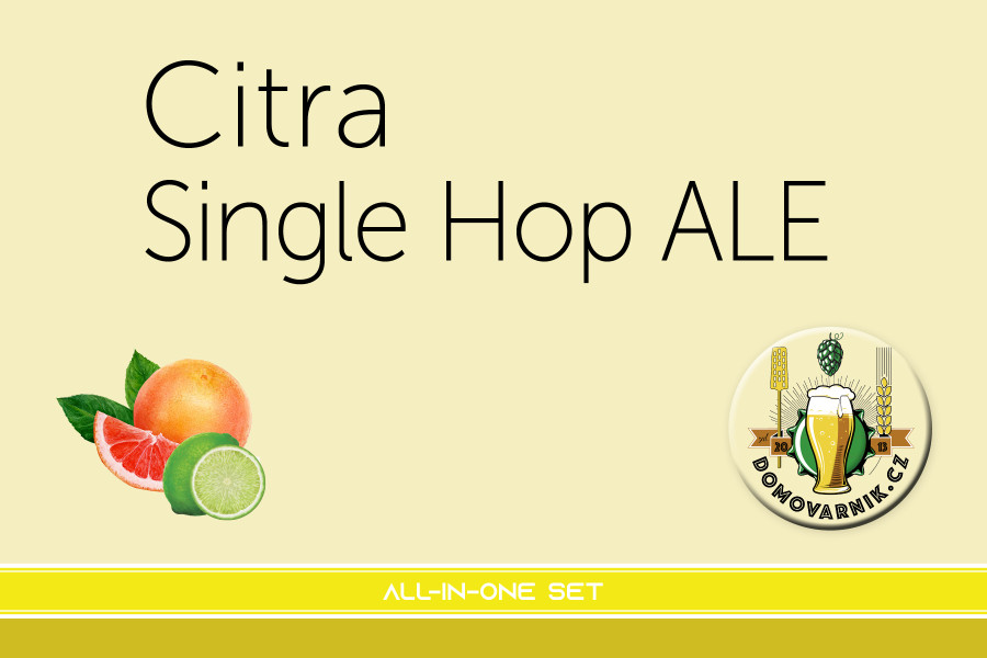 Set pro vaření piva - recept Citra Single Hop ALE obrázek