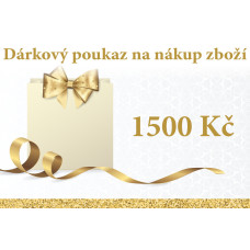 Dárkový poukaz 1500 Kč