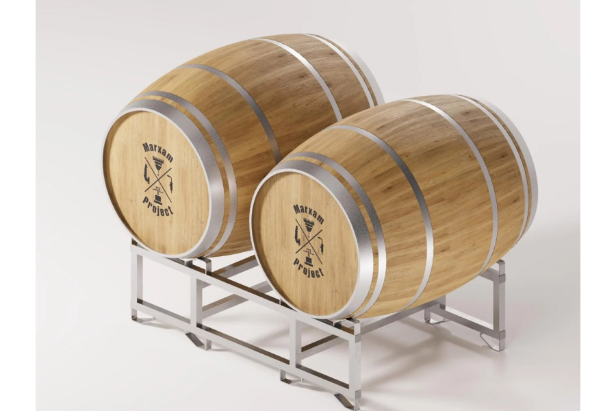 Podstavec / Stojan na 2 Sudy 500 l  obrázek