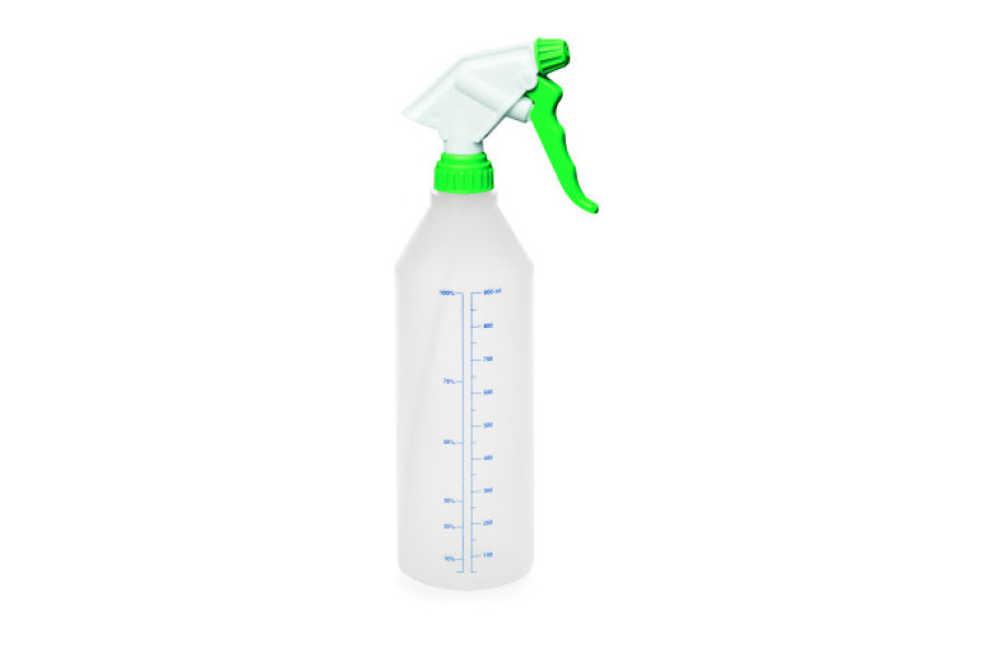Postřikovač se stupnicí 900 ml zelený 3 prsty obrázek