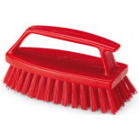 Kartáč ruční rýžový červený medium, délka 17 cm