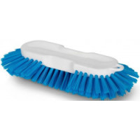 Kartáč ruční rýžový modrý medium, délka 28,5 cm