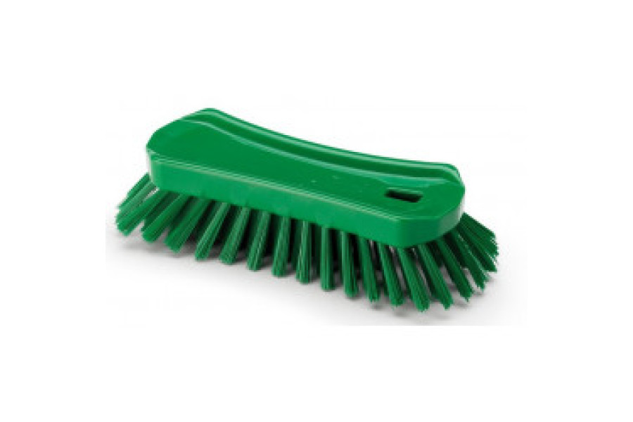 Kartáč ruční rýžový zelený medium, délka 23 cm obrázek