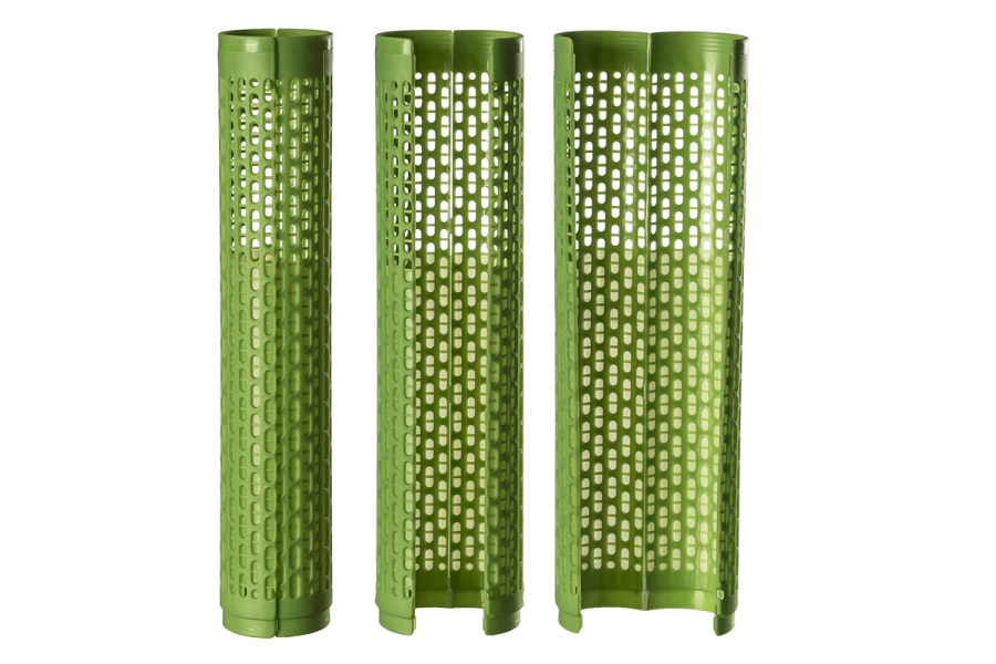 Ochranný tubus na rostliny - částečně děrovaný obrázek