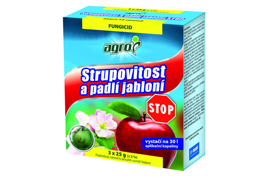 AGRO Strupovitost a padlí jádrovin STOP 3x8 g obrázek