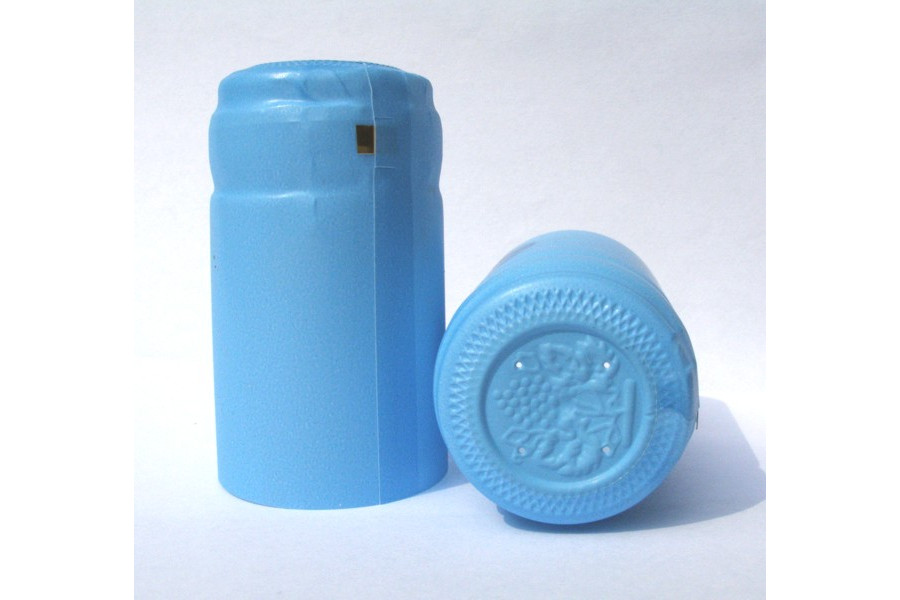Termokapsle 28,5-30,8x55 mm světle modrá 3001, modrý top obrázek