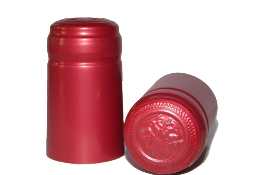 Termokapsle 28,5-30,8x55 mm červená 4006, červený top obrázek