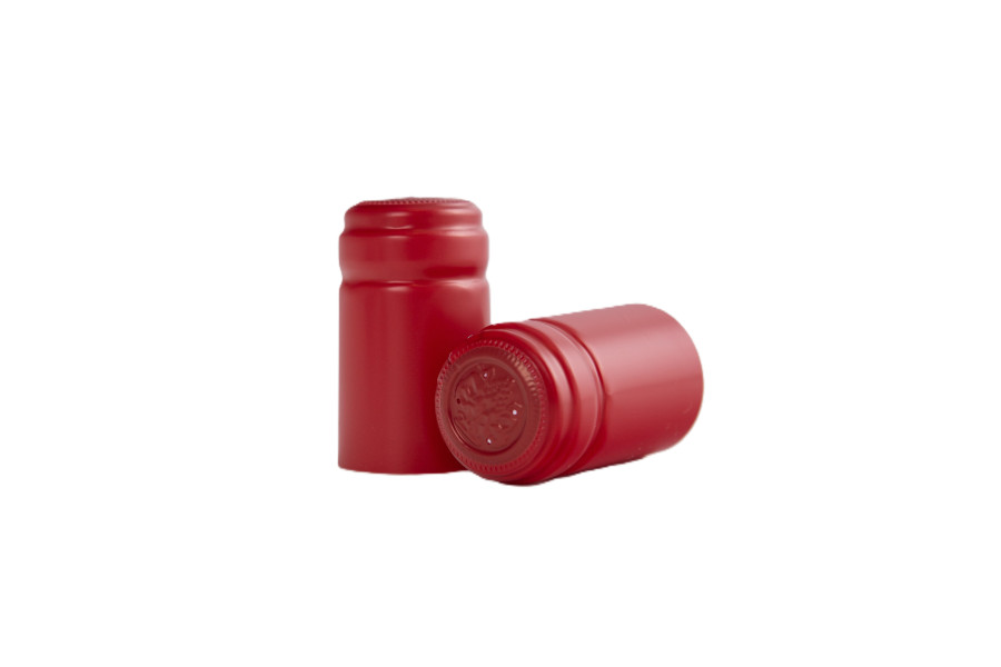 Termokapsle 28,5-30,8x55 mm červená 402, červený top obrázek