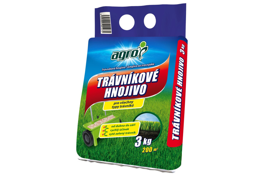 AGRO Trávníkové hnojivo 3 kg obrázek
