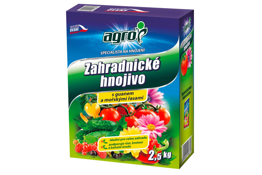 AGRO Zahradnické hnojivo 2,5 kg obrázek